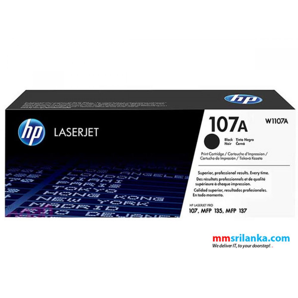 HP 107A Original Black Toner Cartridge